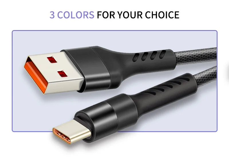 Кабель USB C кабель type C кабель для мобильного телефона Быстрая зарядка телефонный кабель для samsung S9 huawei P10 nintendo Oneplus 5 черный C245