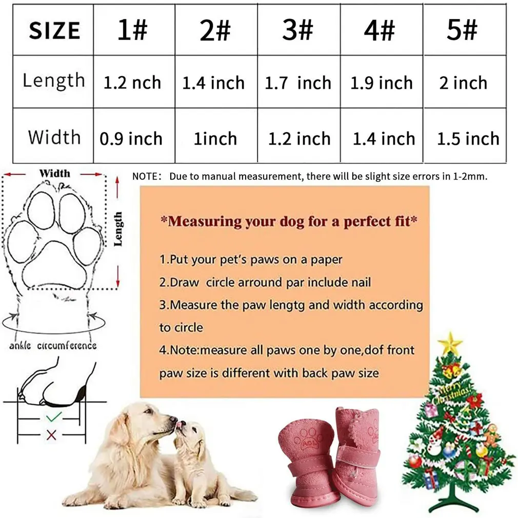 

Pet Supplies Warm Breathable And Comfortable Washable Round Head Design Non-deformable Non-slip Sole Pet Shoes