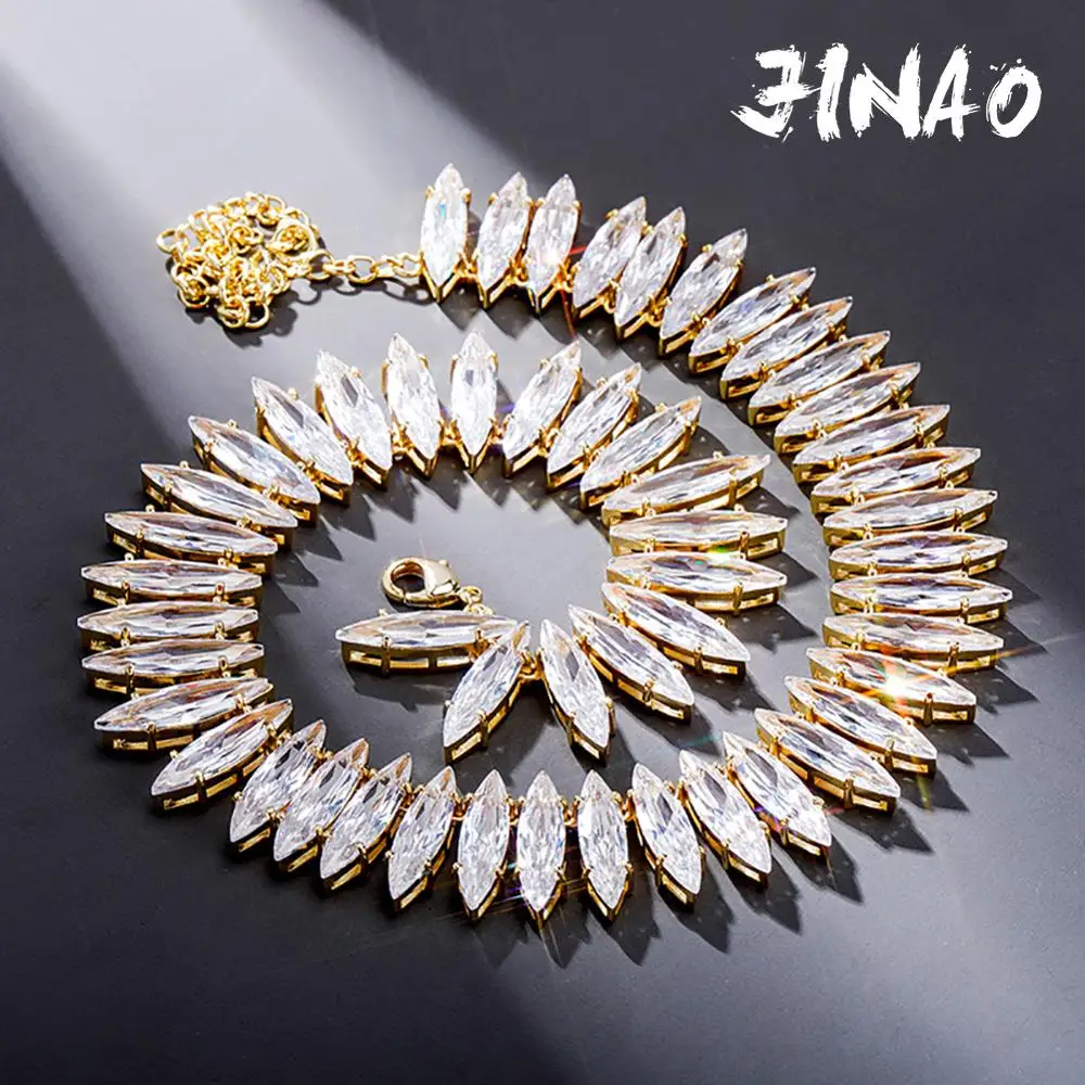 

Ожерелье JINAO женское с овальными звеньями, 20 мм