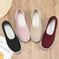 womens sneakers breathable soft knitted casual women pink shoes ladies flats female spring outdoor vulcanized running shoes