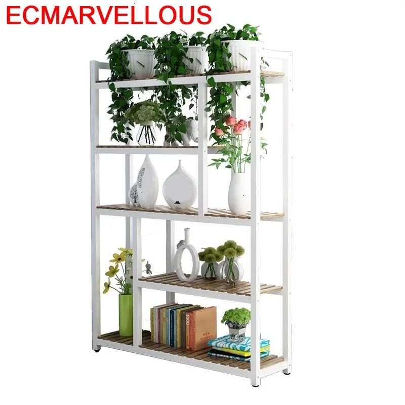 Деревянные полки для стола балкона украшение растений|Полки растений| |