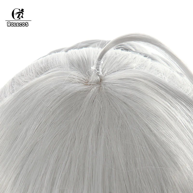 ROLECOS игры FGO Косплэй Грейс обратите внимание на серый волос Для женщин короткие