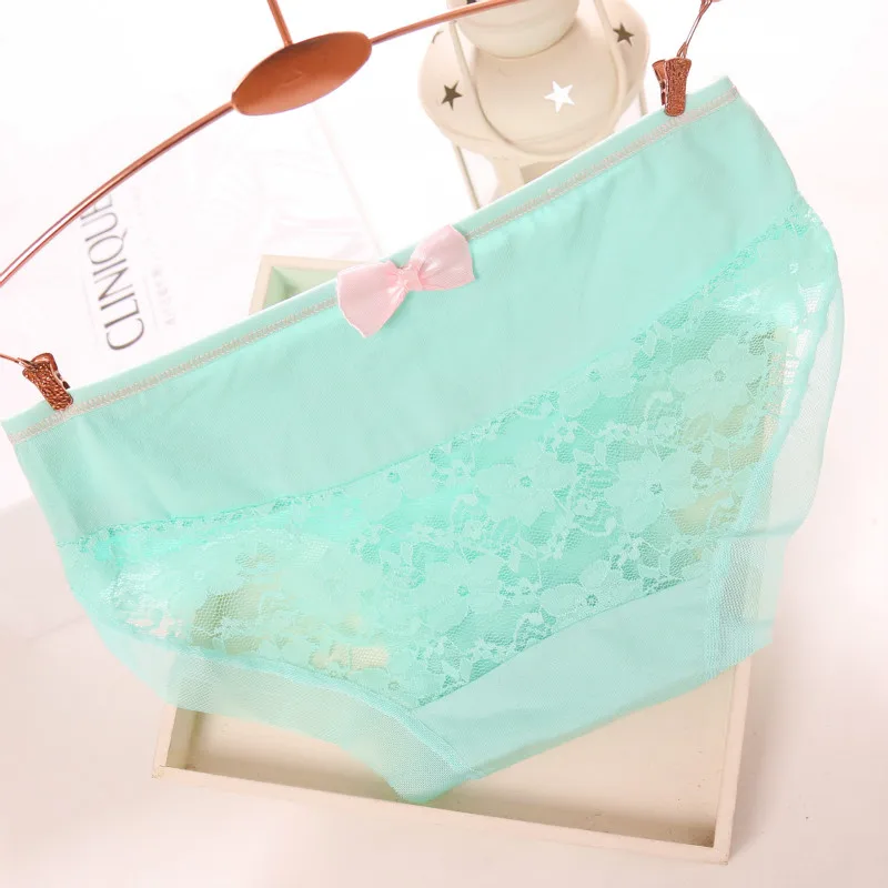 Карамельный цвет с заниженной талией Женское нижнее белье Красивые трусы из