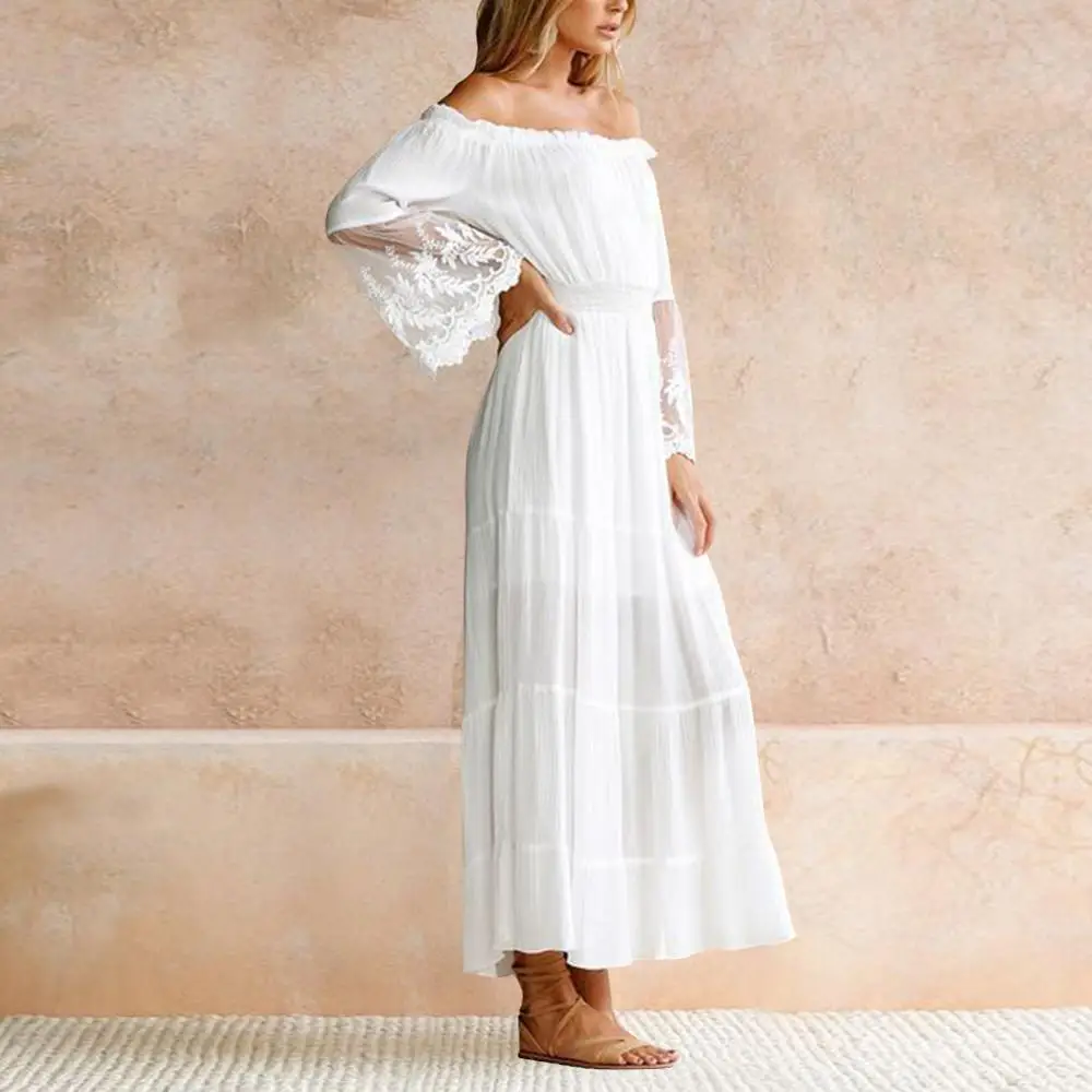 Женское Бандажное платье с кисточками DANALA белое кружевное банкетное открытыми