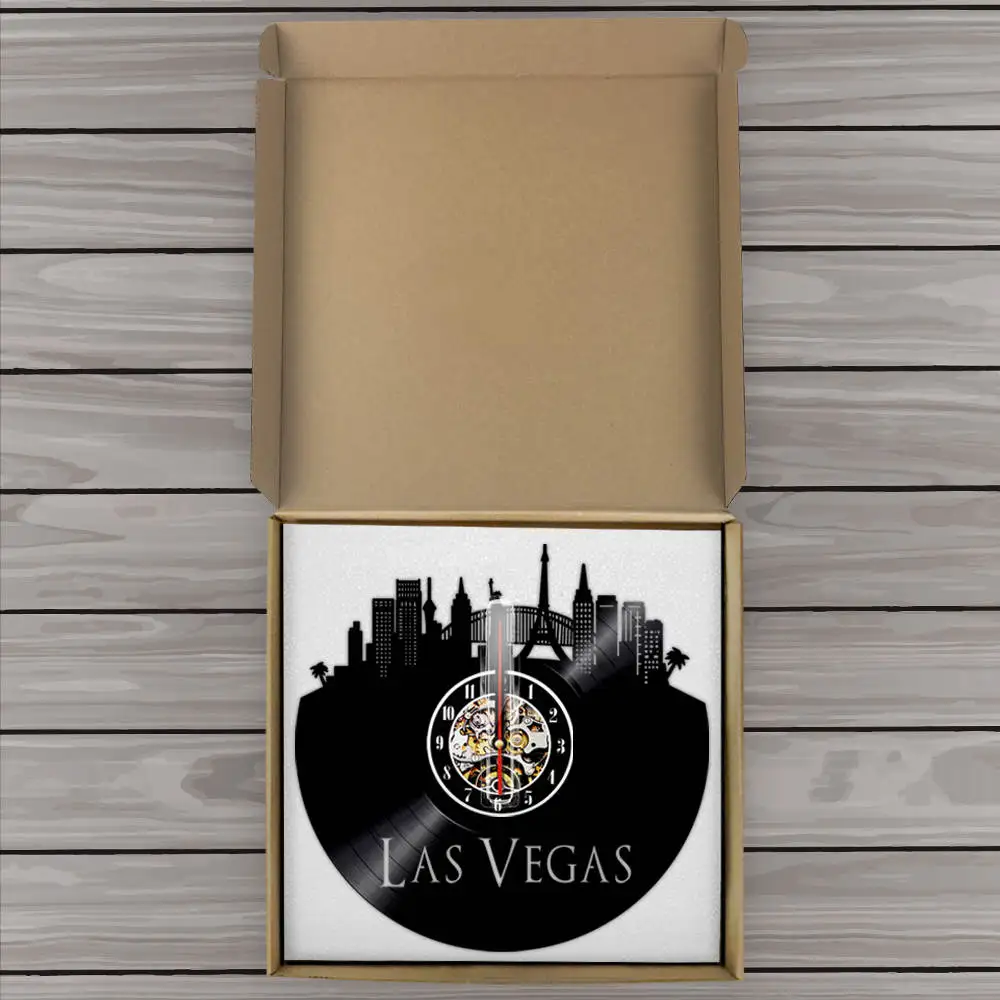 Настенные часы Город азартных игр Горизонт Невада домашний декор винтажные