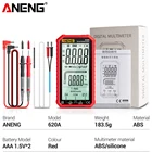 Цифровой смарт-тестер ANENG 620A, 6000 отсчетов, True RMS, автоматический Электрический измеритель емкости, температуры, сопротивления