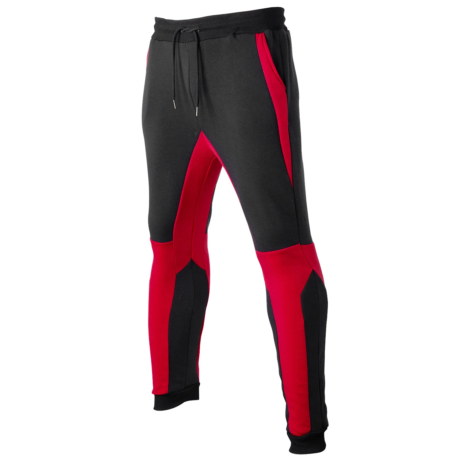 

2021 Autumn And Winter New Sports Men'S Casual Trousers Fashion And Comfortable Solid Color Large Size Stitching Pant
