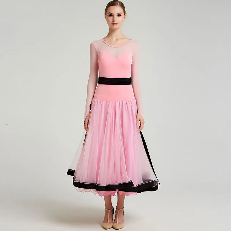 

Женская элегантная стандартная Одежда для танцев, вальса, танго, Foxtrot, индивидуальная одежда DC3595