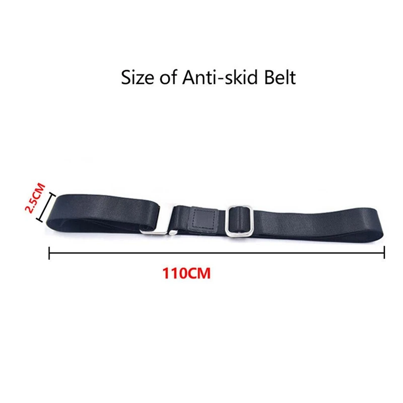 

Adjustable Unisex Flat Buckled Backing Belts Non-slip Waistband Apparel Accessories For Men Women Pants Jeans Stretch Waist Bel