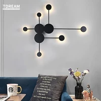 postmodern wall lamp simple led living room wall lighting bedroom bedside creative aisle hotel exhibition hall wall sconce lamps