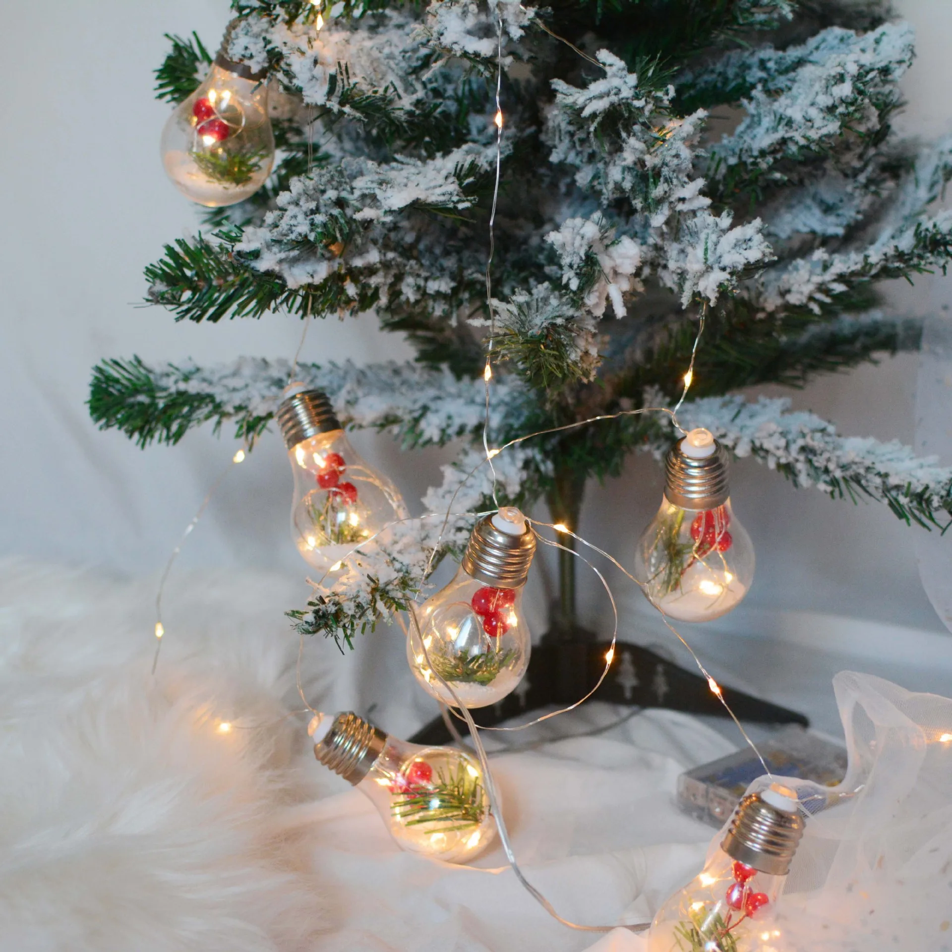 4M светодиодный Сказочный светильник s Рождественский наружный струнный гирлянда