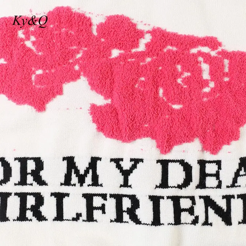 Брендовый дизайнерский белый свитер пуловер женский роскошный рождественский