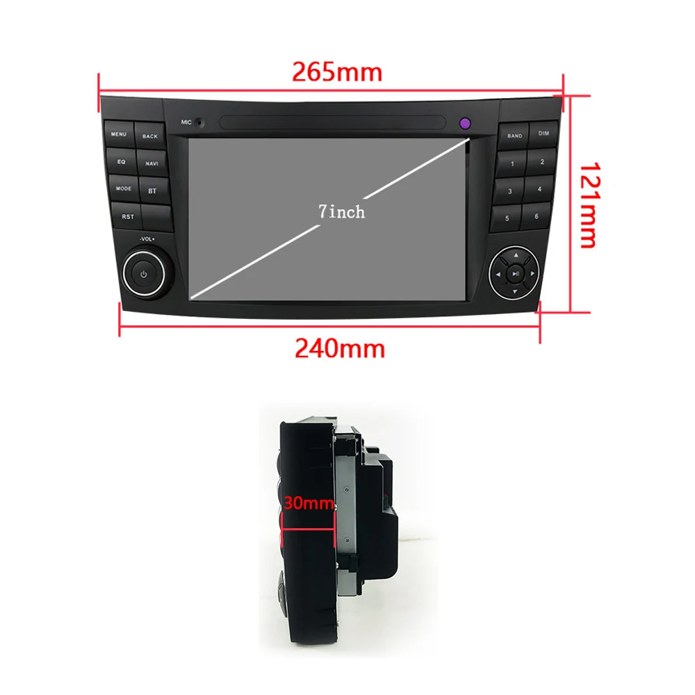 Android 10 0 Carplay автомобильный радиоприемник GPS RDS мультимедийный плеер для Mercedes Benz