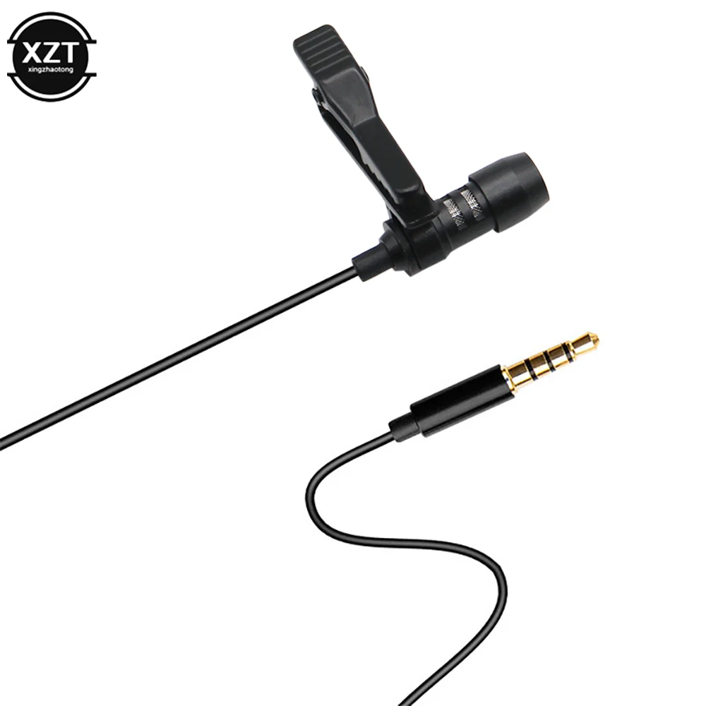 Портативный всенаправленный 4-полюсный микрофон с разъемом 3 5 мм