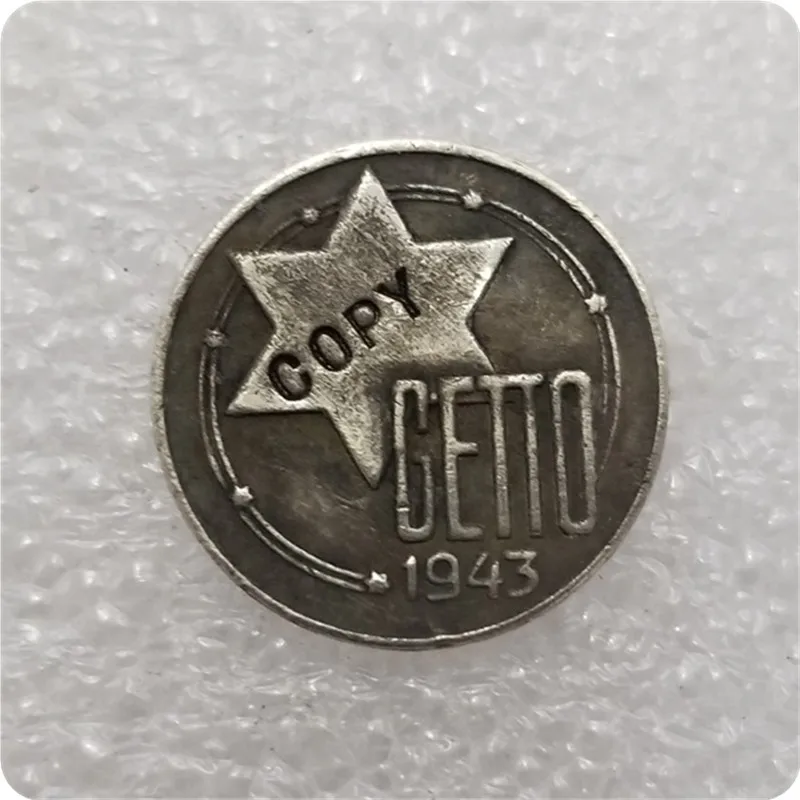 Польша: 1 MARK 1943 GETTO Juden COPY |