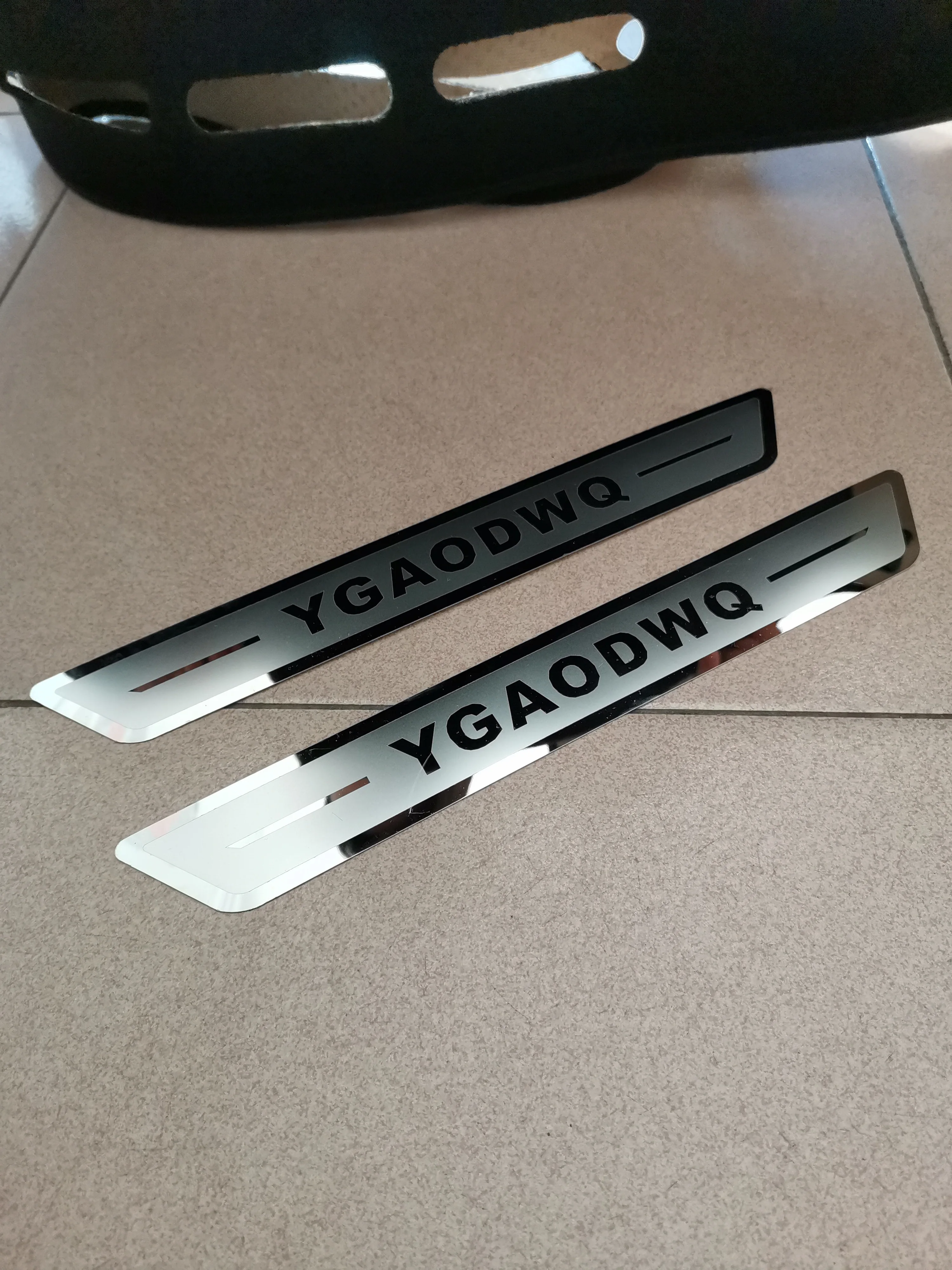 

YGAODWQ автомобильные подножки из нержавеющей стали Накладка на порог для Ford Fiesta 2014-2020