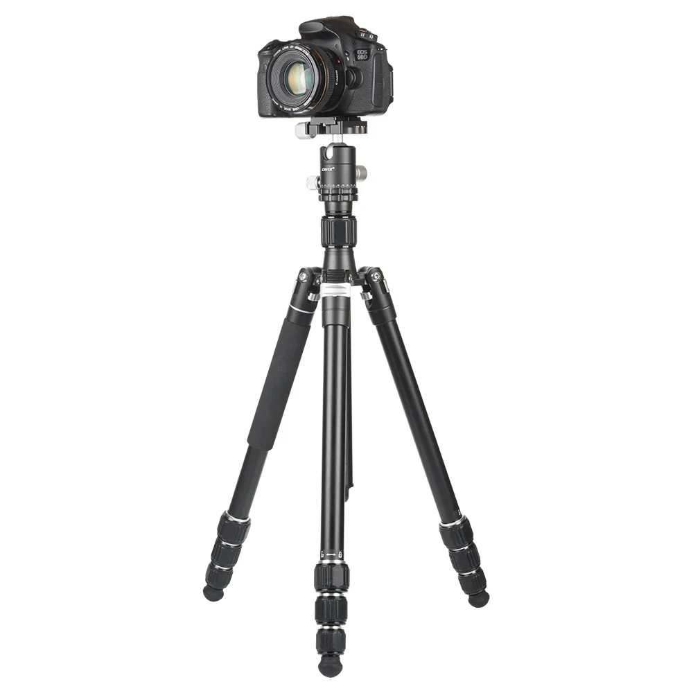 CAVIX PO254X1A Professional Portable Aluminum Alloy Camera Tripod Four Section Set For Canon Nikon Sony Camcorder | Электроника