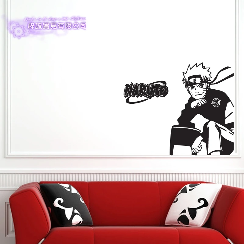 Uzumaki Наруто Наклейка на стену виниловые наклейки Декор для дома декоративные