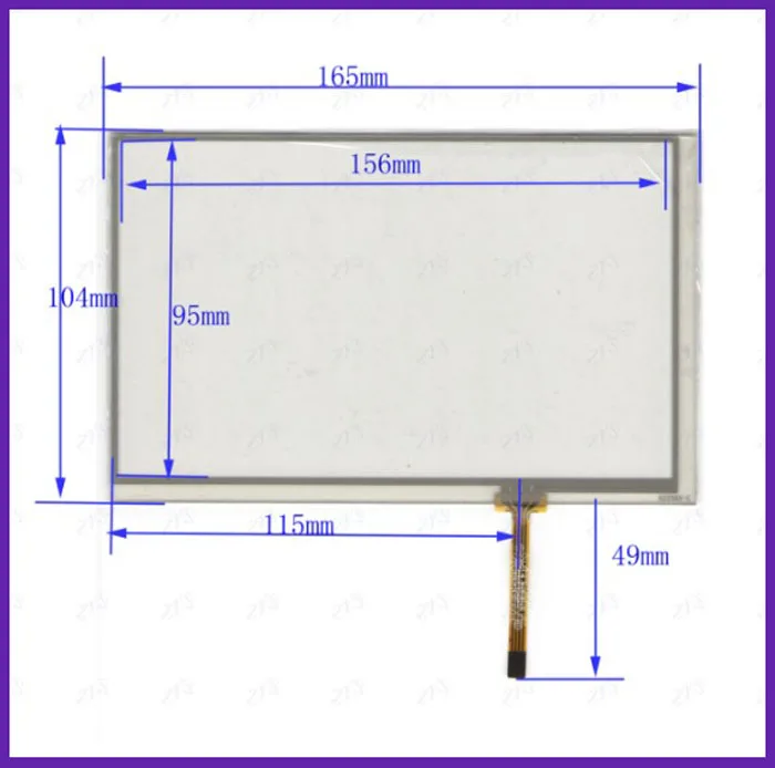 

A2256A - G touch control in the 165 * 104 handwritten screen four-wire resistance 165 * 104 mm