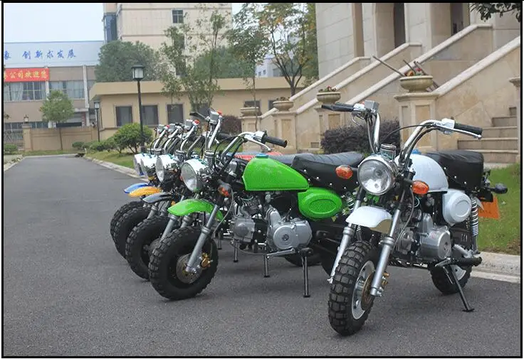 100cc одиночный цилиндр 80 км/ч топлива Ретро Скутер Досуг место автомобиль дети внедорожные взрослых бензин Высокая гонка двухколесный
