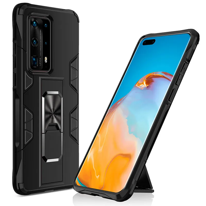 Магнитный металлический чехол для Huawei P40 Honor 10 P30 Lite P Smart Z Y5 Y6 Pro Play 4T противоударный