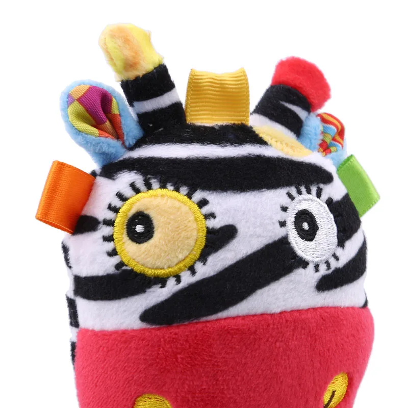 

Baby Rattle Cute Animal Toys Cartoon Animal Hand Bell Rattle Toy Soft Toddler Plush Toys For Baby