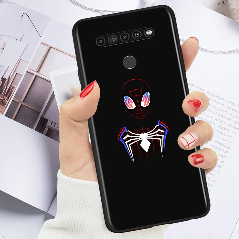

Hot Marvel SpiderMan Art For LG K92 K42 K22 K71 K61 K51S K41S K30 K20 2019 Q60 V60 V50 S V40 V30 G8S G8 X ThinQ Phone Case