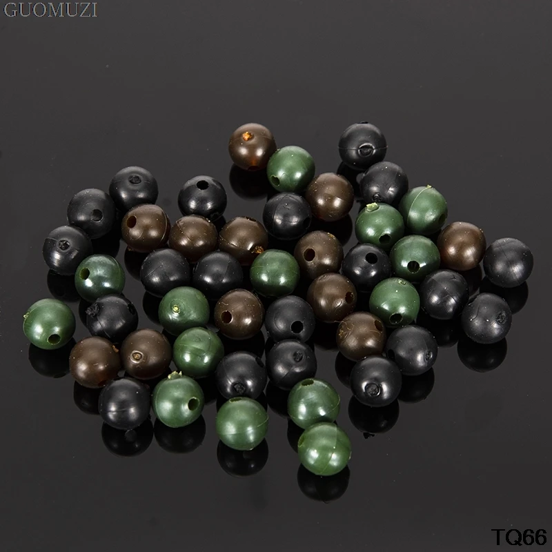 

8 мм для рыбалки на карпа, бусины мягкая резиновая Подающая рыболовный крючок Компоненты карп рыбалка приманка клетка/пробкикарп бусины 50 ш...