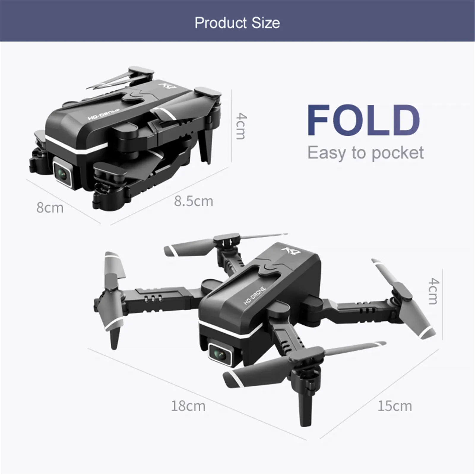 Новинка 2022 минидрон KK1 4k профессиональный Дрон с одной двойной камерой Wi-Fi Fpv
