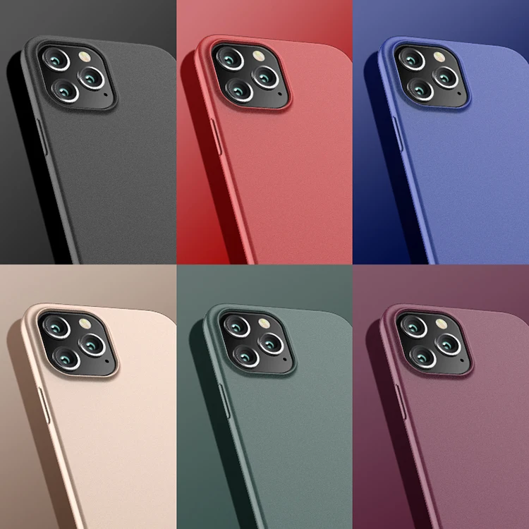 

X-level Pipilu Phone Case Ultra-thin Tpu Full Protective Matte Soft For Apple Iphone 12 Pro Max 5.4 6.1 6.7