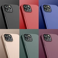 x level pipilu phone case ultra thin tpu full protective matte soft for apple iphone 12 pro max 5 4 6 1 6 7