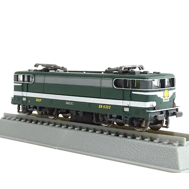 Литой Электрический локомотив в масштабе 1/160 Франция B9300 модель поезда из сплава -