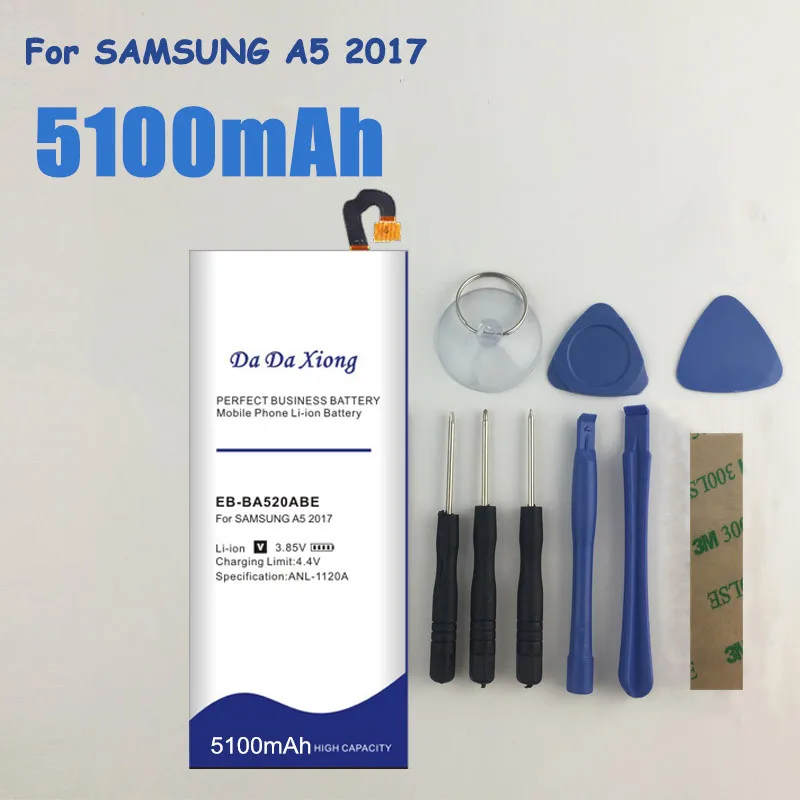DaDaXiong Оригинальный аккумулятор Samsung для Galaxy 2017 Edition A5 A520F SM телефона 5100