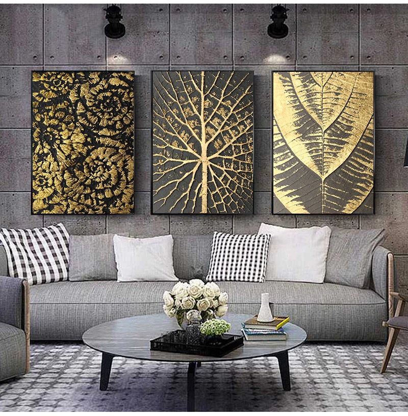 

Абстрактный постер на холсте с изображением листьев дерева