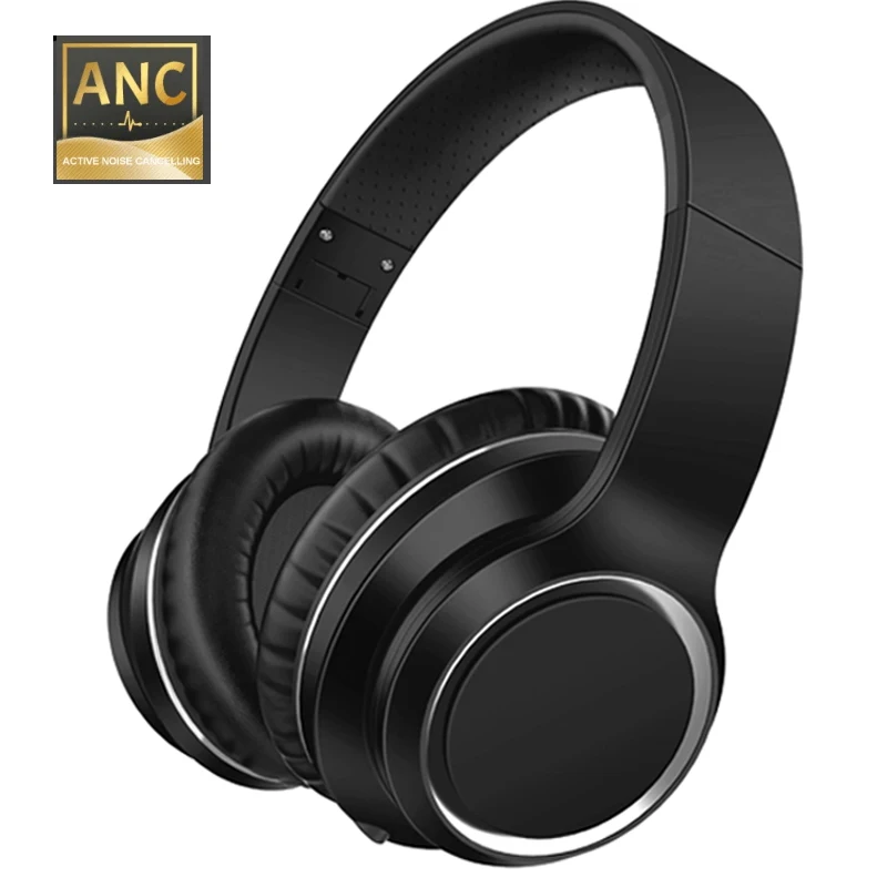 

Bluetooth-наушники ANC складные с активным шумоподавлением и микрофоном
