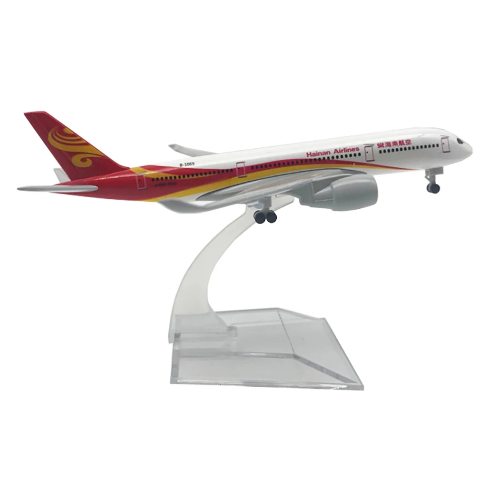 

Модель самолета Airbus A350 из сплава, 1/500, игрушки для детей, подарок для коллекции, украшение стола, 15 см