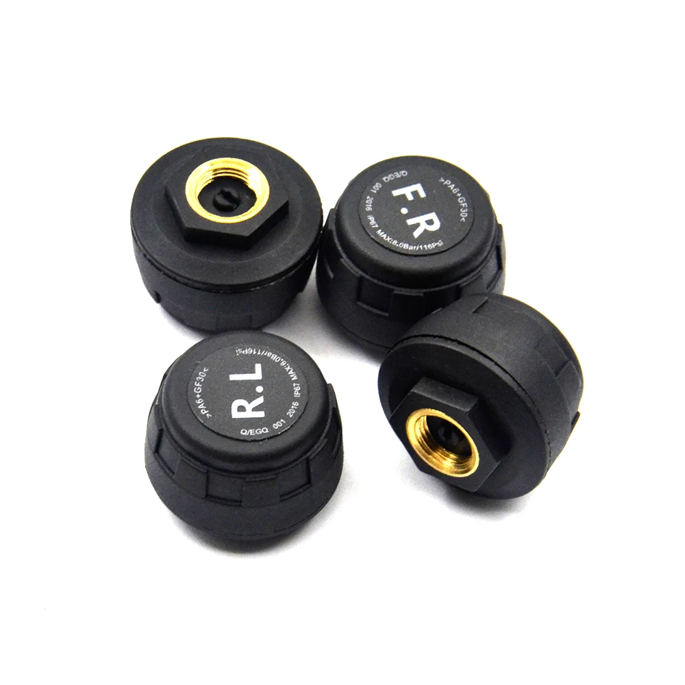 Система контроля давления в шинах TPMS D68 внешние датчики с цифровым дисплеем на