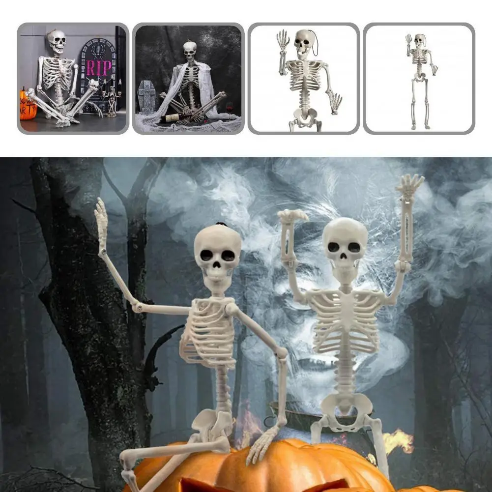 

Eye-catching Plastic Artificial Skull Halloween Decoration for Stage Set