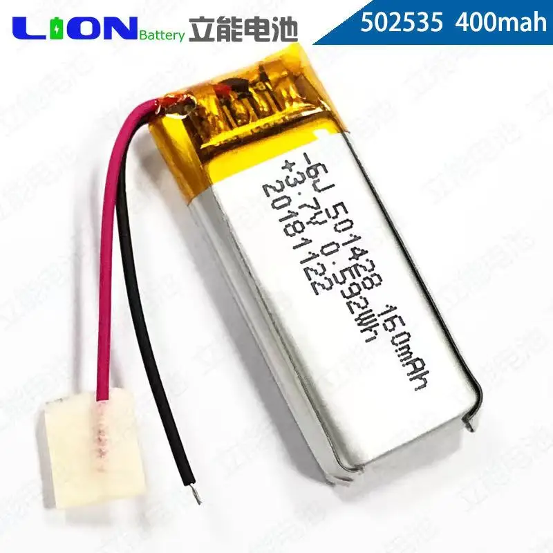 Фото Купите больше — дешевле! Литиевая батарея 501428 501430 3.7V 160mA для стилуса с платой защиты Seiko, звуковой сигнализацией. №4