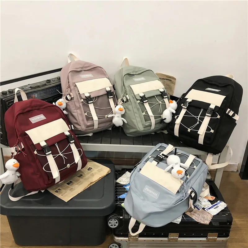 

Kawaii Women's Backpack Cute Student School Bags For Teenager Girls Children's Bookbag Mochila School Backpack