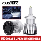 Carlitek 25000LM H11 светодиодная фара Bi светодиодный H7 H8 H9 HB3 9005 9006 HB4 Дальний свет для линз проектора 360 CSP чипы 6000K ближний свет