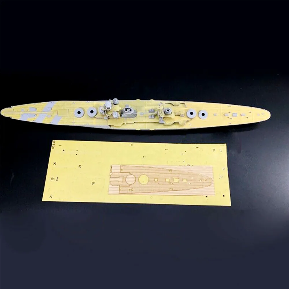 For 1/350 Trumpeter 05348 Masking Sheet Wooden Deck Fiume Heavy Cruiser Model Accessories