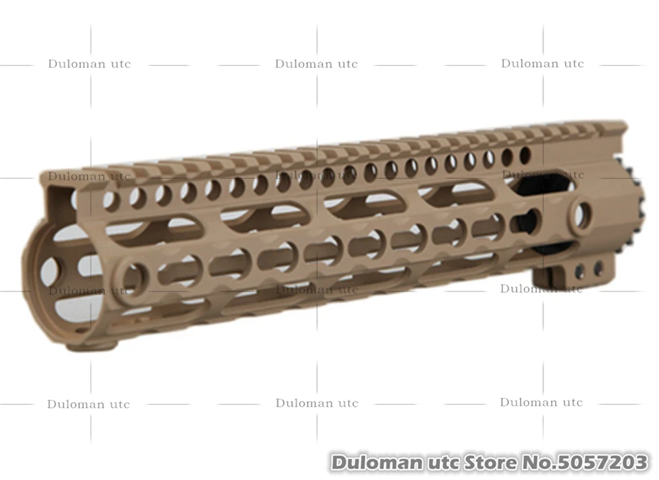 Duloman utc MI KeyMod бесплатно поплавок Handguard Тактический 10 дюймов легкий металлический рельс системы для страйкбола AEG/GBB винтовки