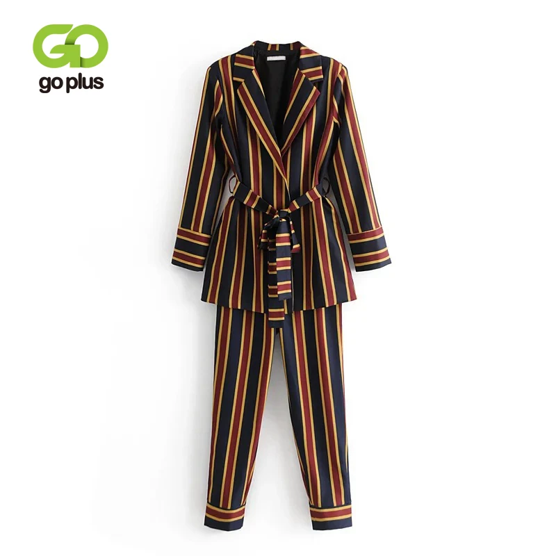 GOPLUS/Зимний женский костюм комплект из 2 предметов Повседневная Офисная Женская