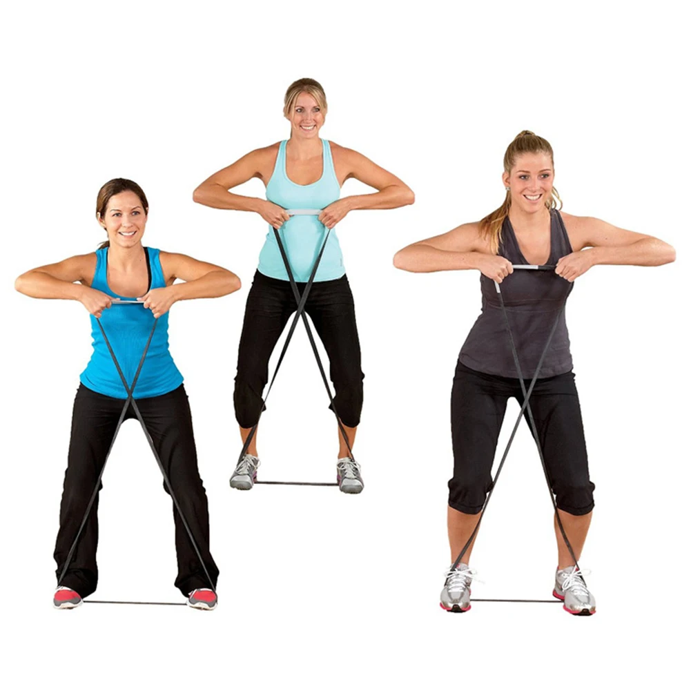 Gym Fitness Equipment Ketegangan Loop Cincin Yoga Lateks Tarik Tali Kekuatan Pelatihan Latihan Elastis Perlawanan Band Expander