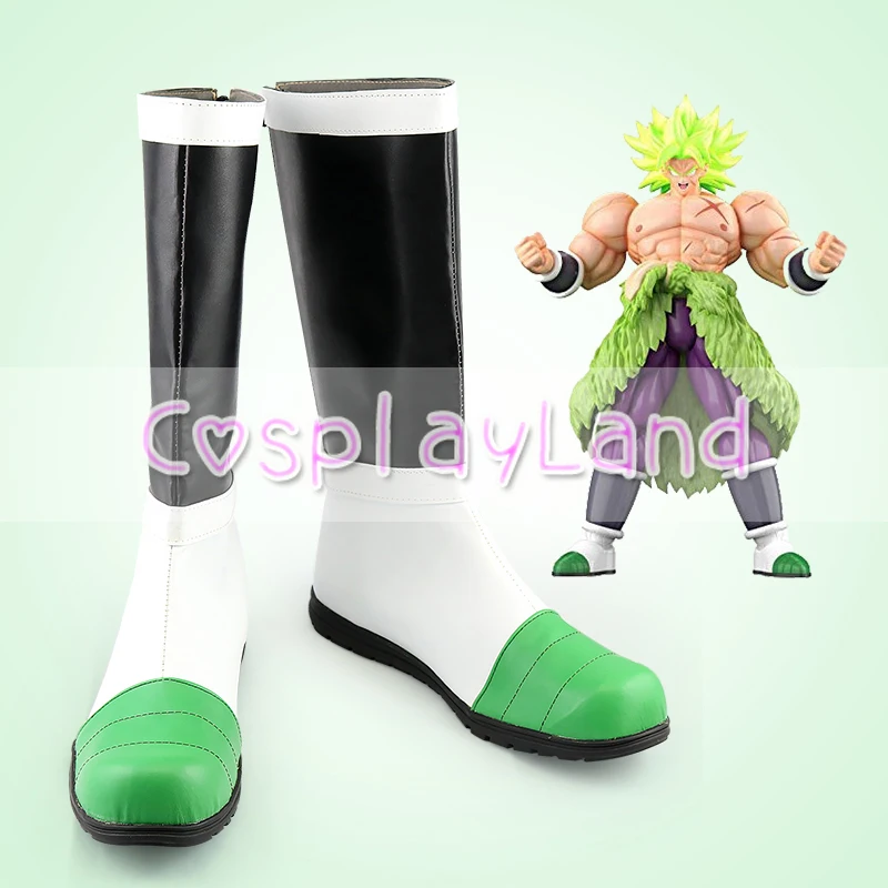 Anime Dragon Ball Z Super Saiyan Broli Cosplay Shoes Boots Costume Accessories For Men Custom Made Halloween Party | Тематическая
