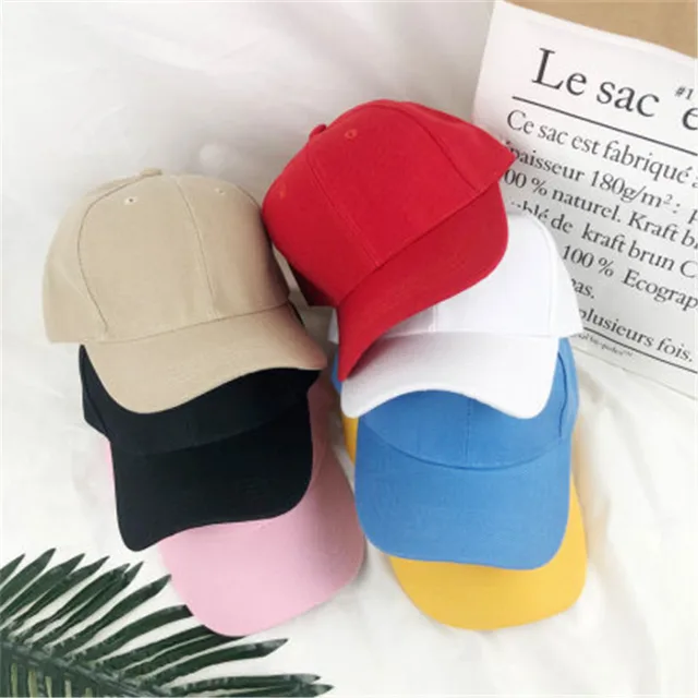 1 Pcs Unisex Cap Casual Plain Acrylic Baseball Cap Adjustable Snapback Hats For Women Men Hip Hop Cap Street Dad Hat Wholesale 2