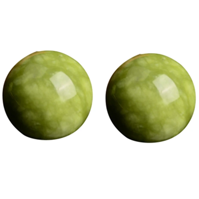 2PCS Marble Jade Baoding Chinese Health Stress Exercise Balls for Relaxation Relief Therapy Hand Care Tool | Спорт и развлечения
