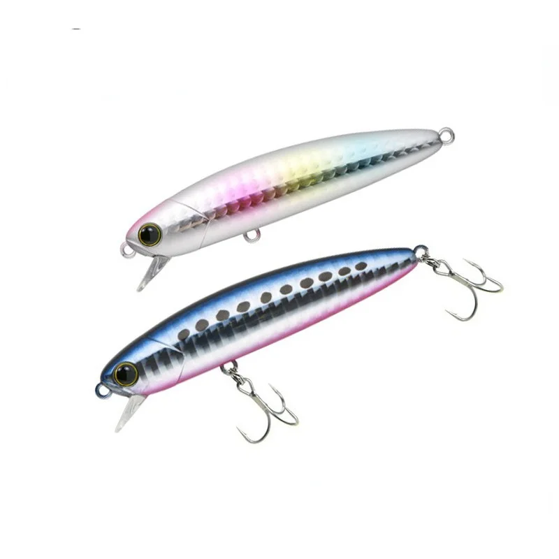 

Simulation Fishing Lure Sea Fishing Long-throwing White Stripe 80mm/13g Lure Submerged Minnow Fake Bait Hard Bait Pesca