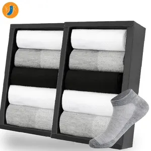 10 пар в партии, мужские носки, хлопковые носки, невидимые короткие носки до лодыжки, зимние дышащие тонкие хлопковые носки, мужские европейские размеры 38-42 (US6.5-11)